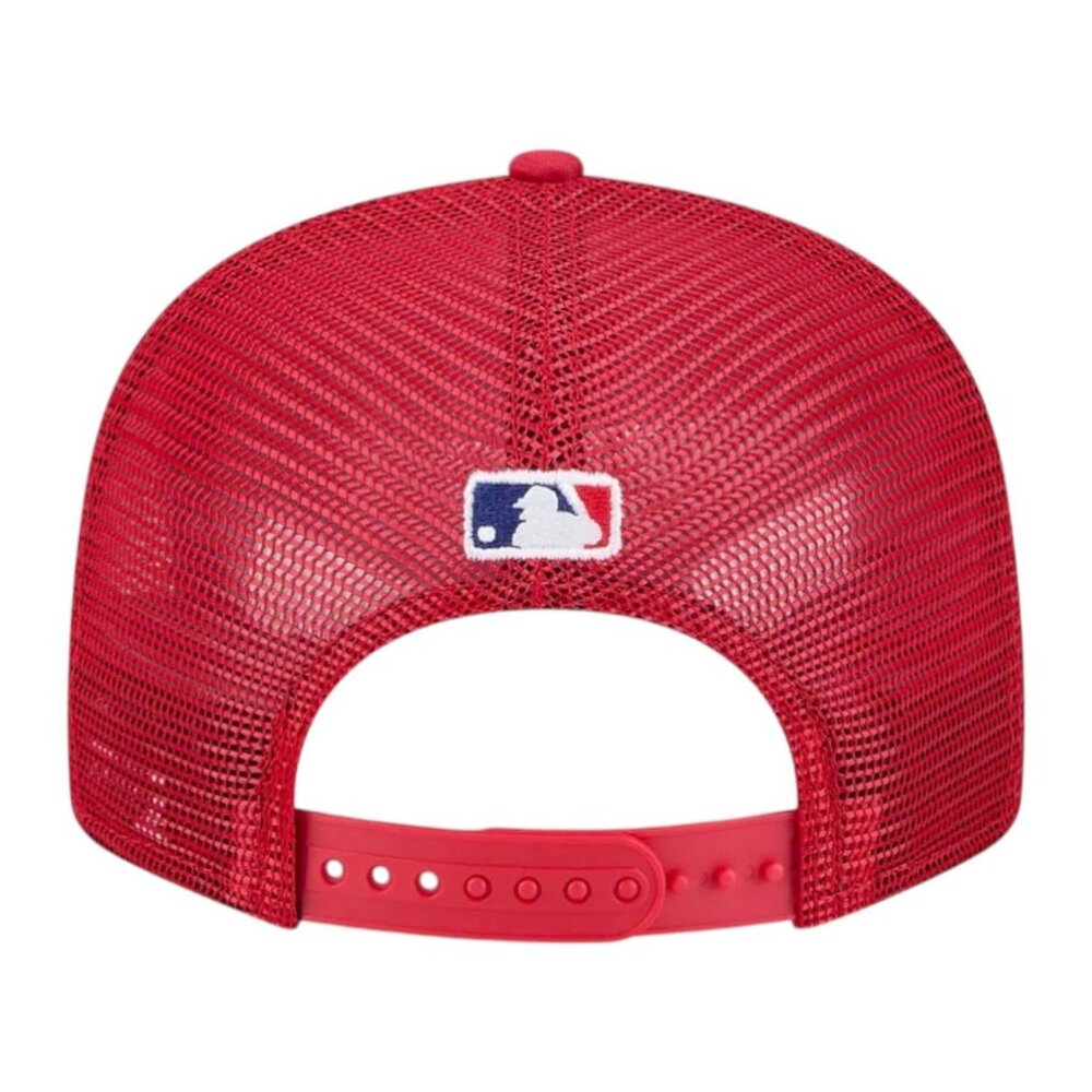 New Era Philadelphia Phillies Championship Pack 9FIFTY Trucker Snapback Hat Cap - Picture 7 of 8
